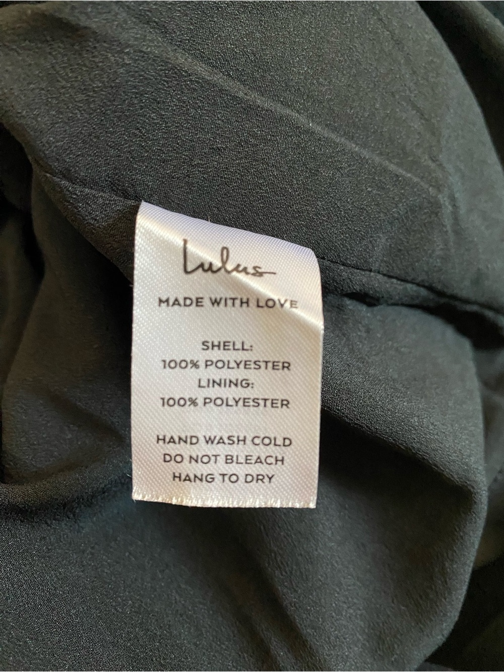 Lulu's Black Dress with Branded Label - Picture 5 of 5